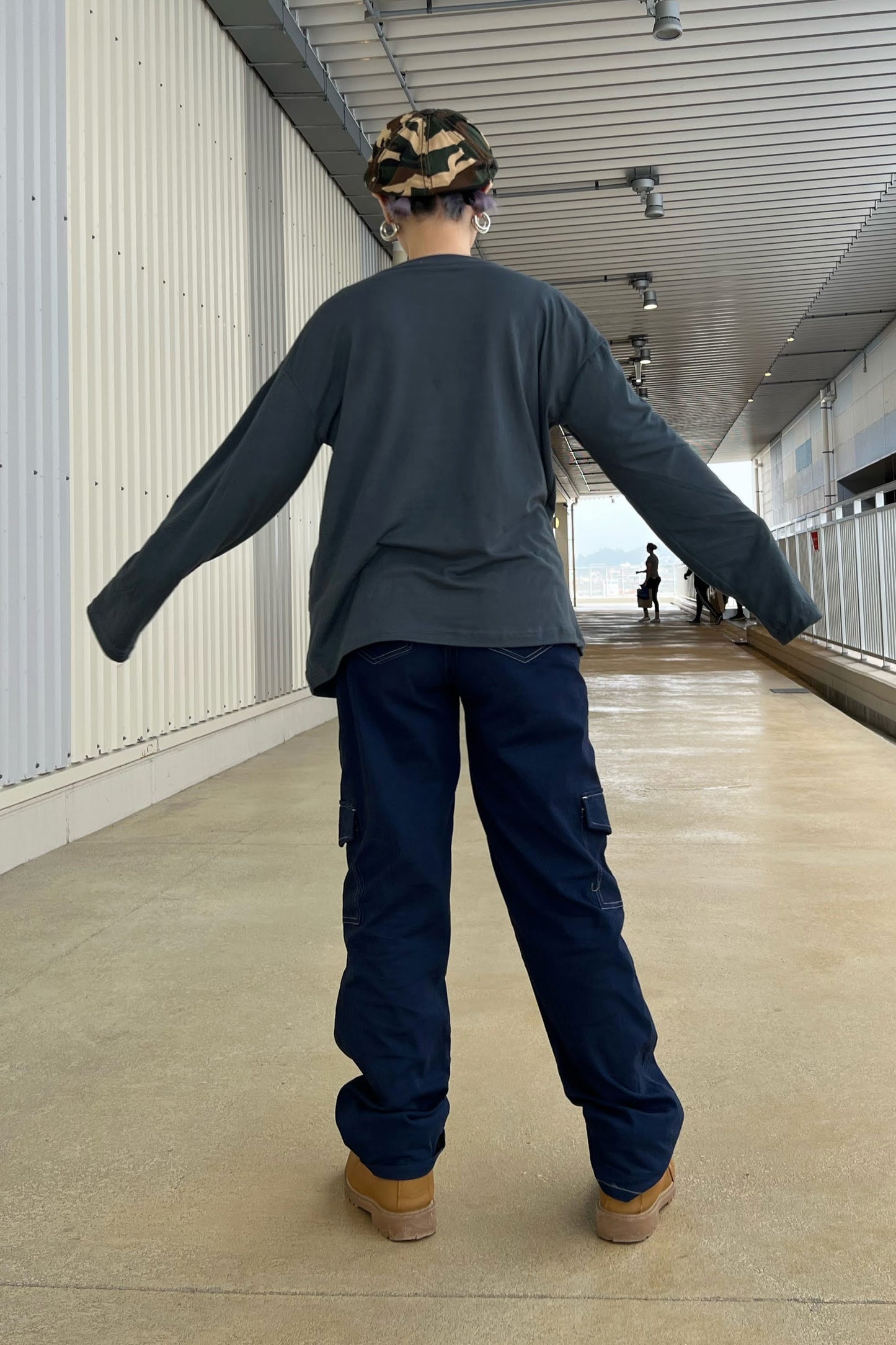 ストリートプリントロングTシャツ DPA89042