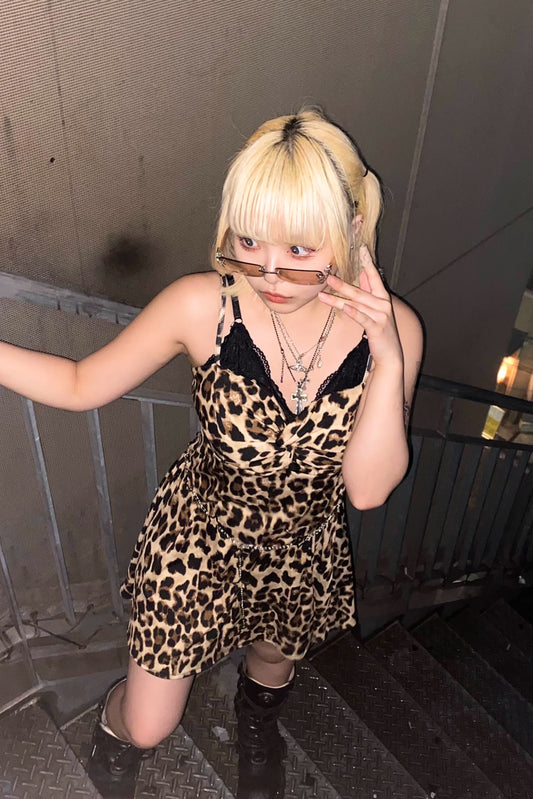 レオパードキャミソールワンピース DPA48046