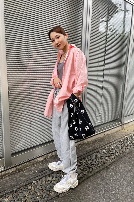 オーバーパステルピンクシャツ DPA61004