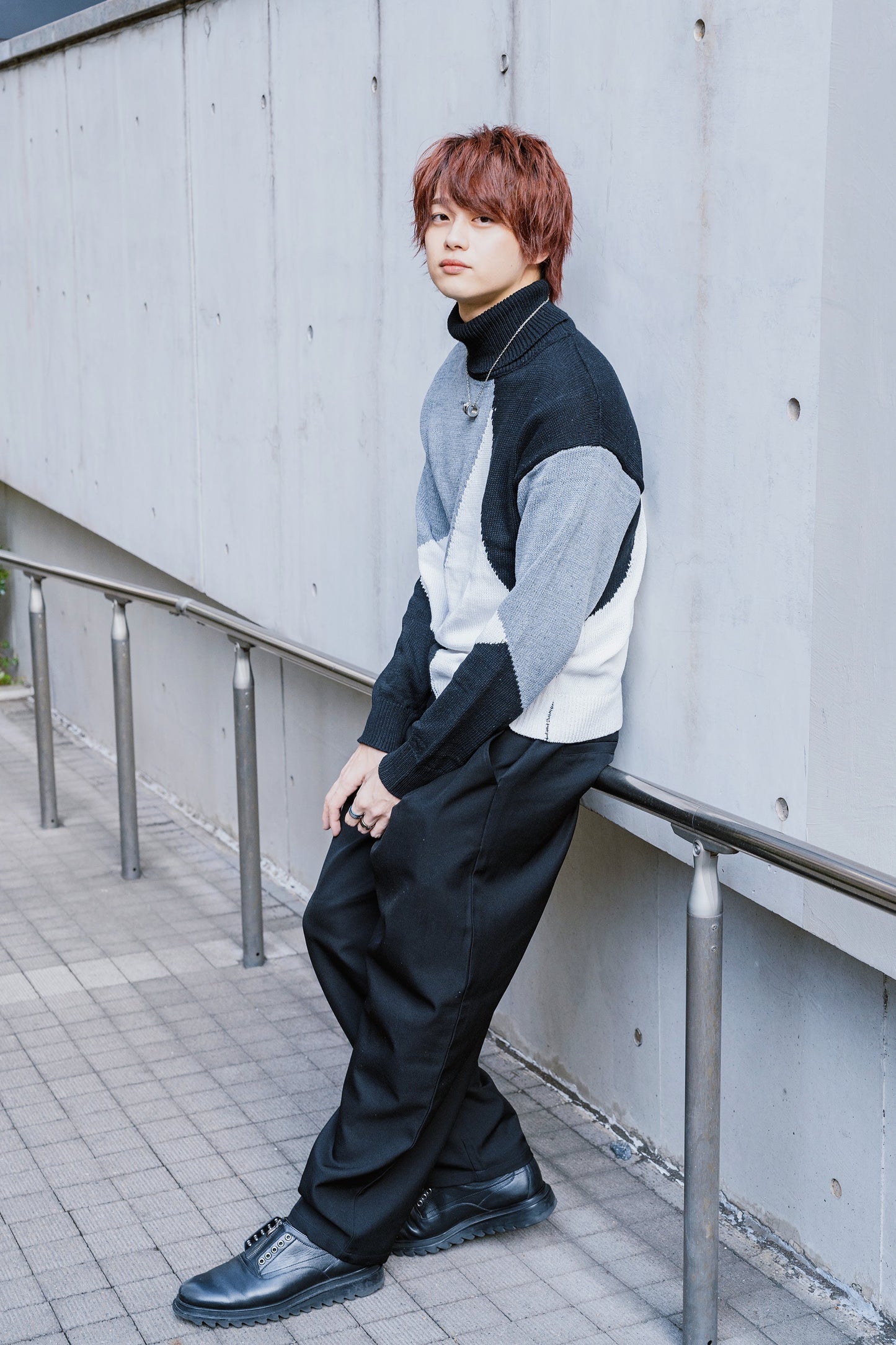 マルチカラータートルネック SPA04005