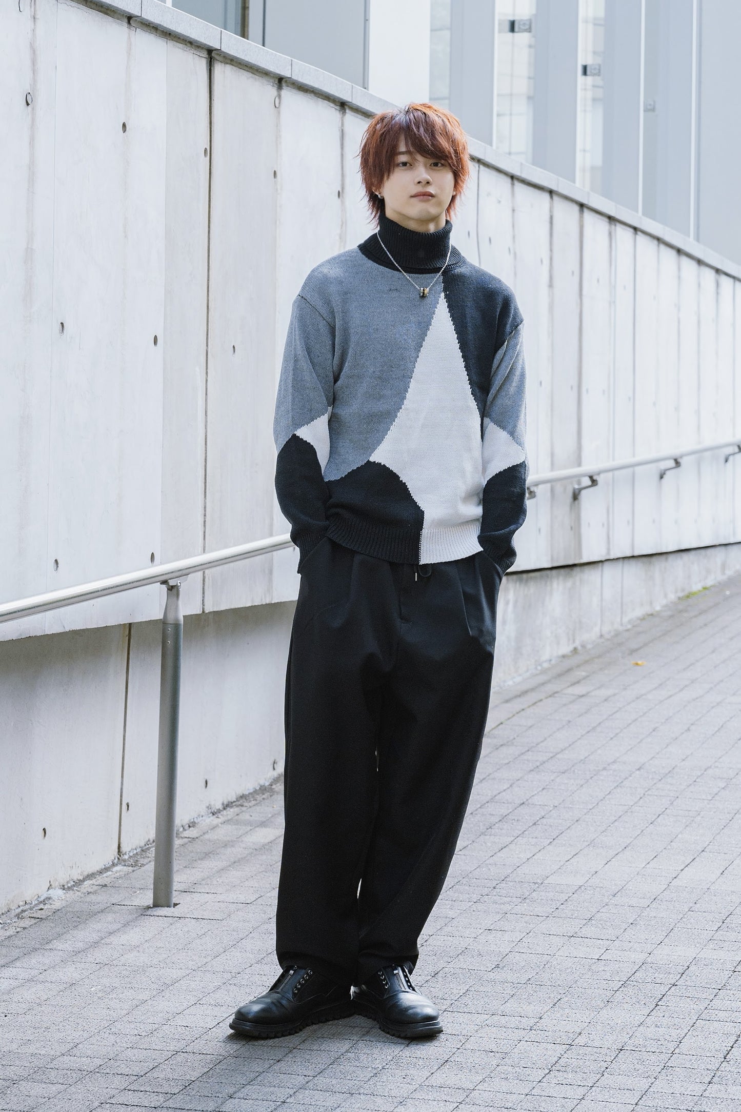 マルチカラータートルネック SPA04005