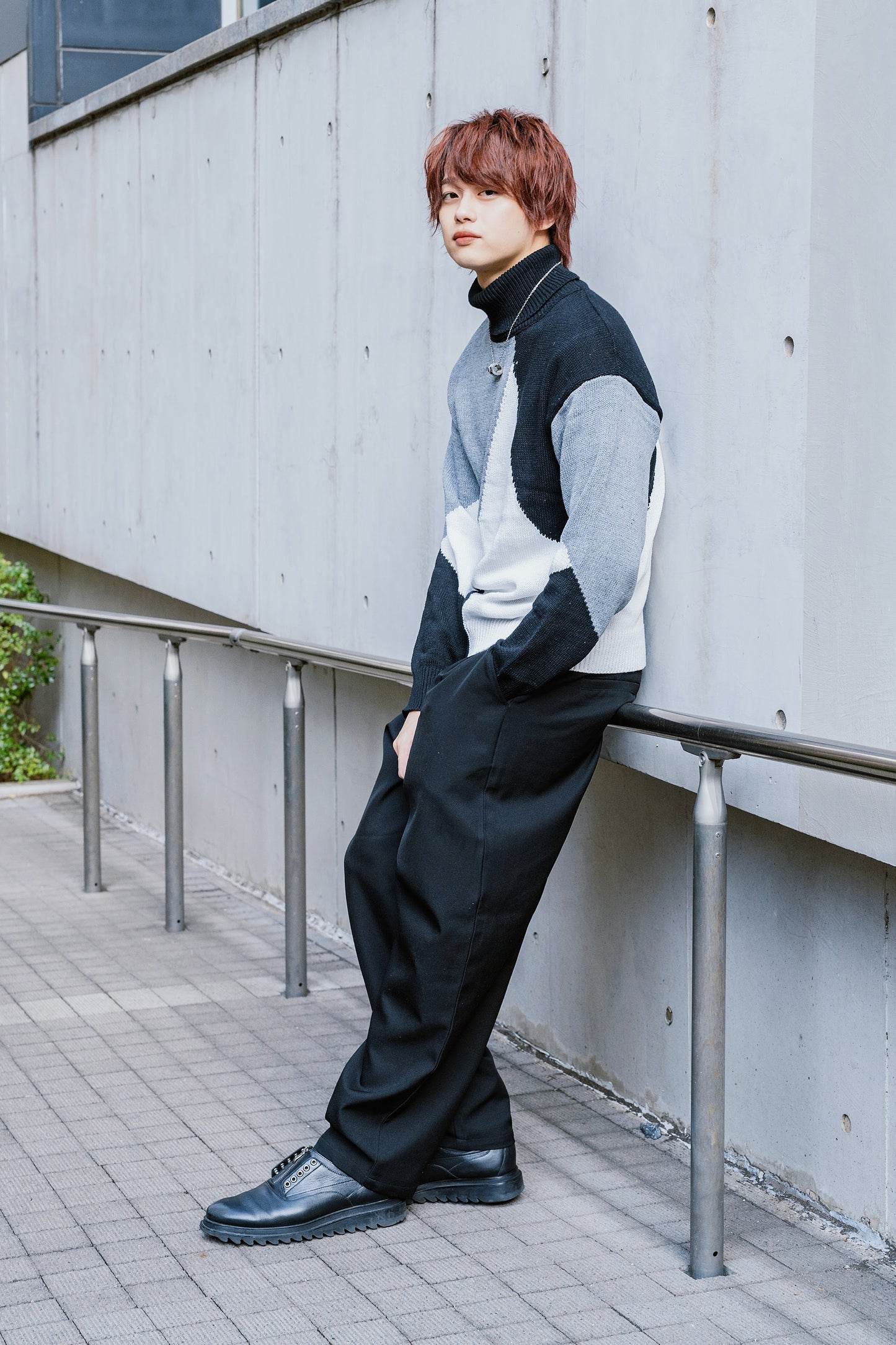 マルチカラータートルネック SPA04005