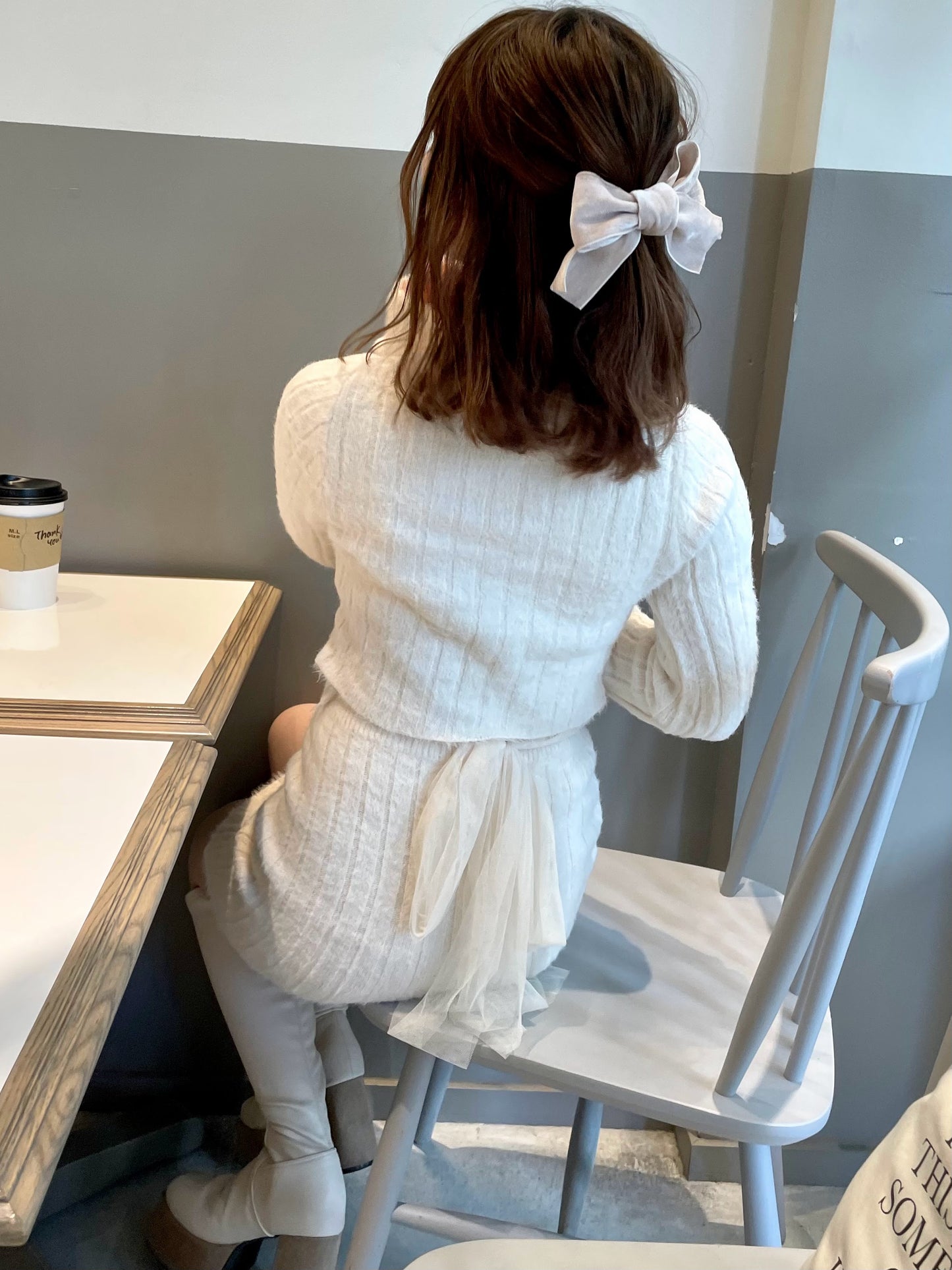 ウエストリボンニットセットアップ CPA22034