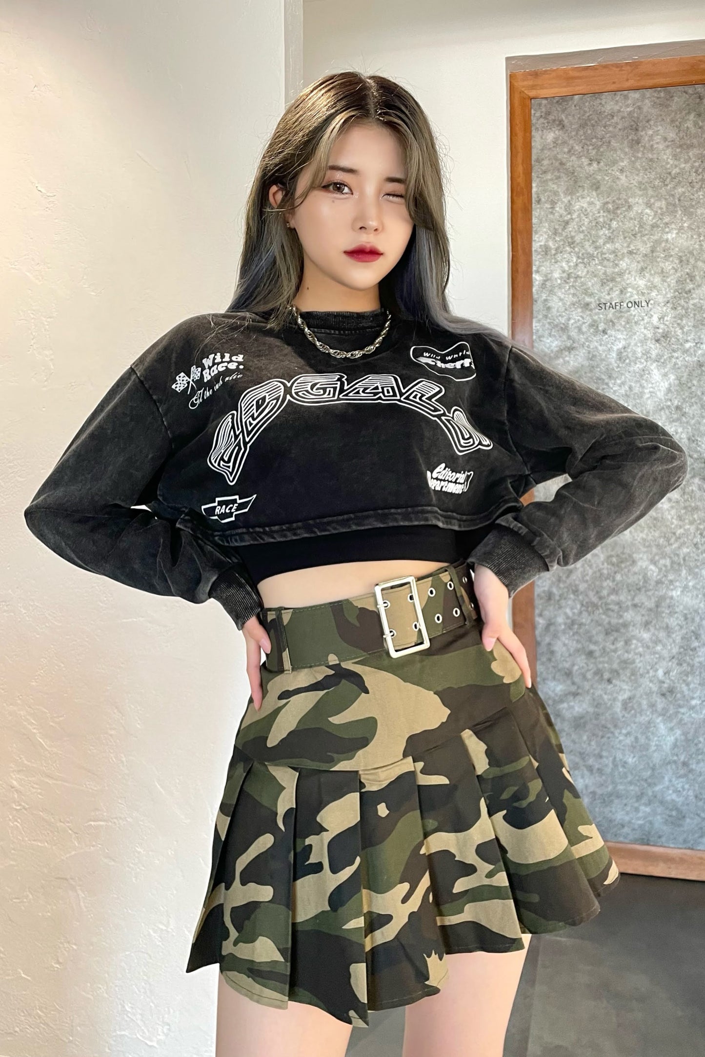 クロップドロゴTシャツ DPB39002