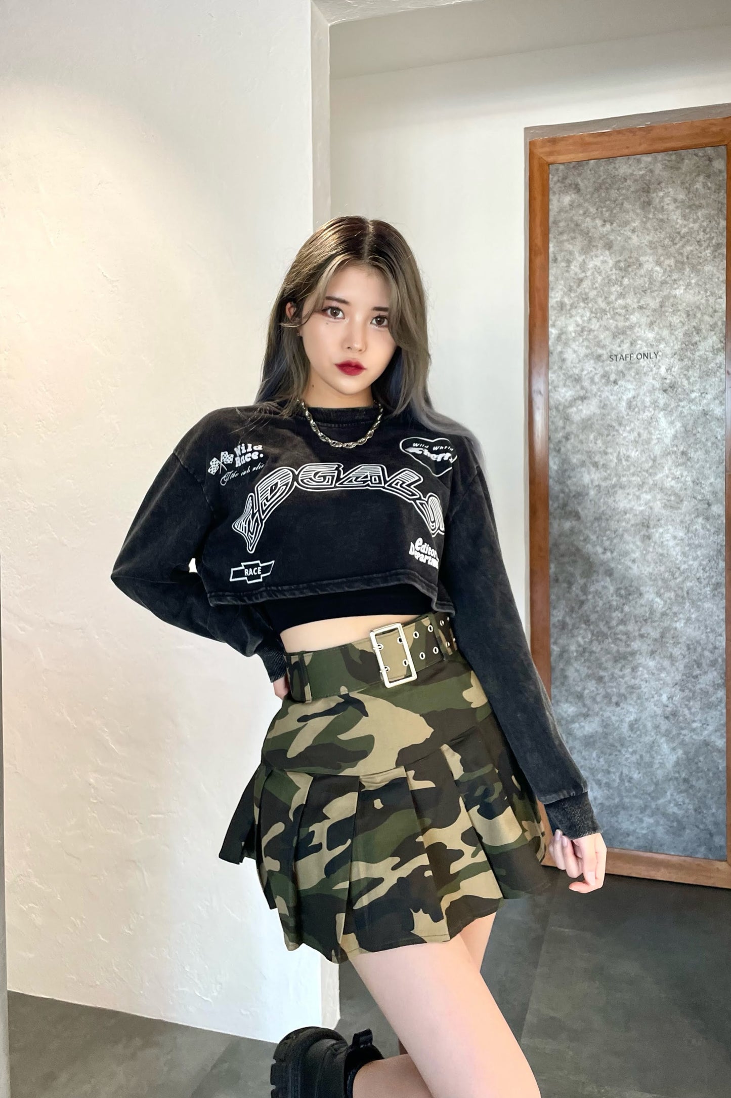 クロップドロゴTシャツ DPB39002