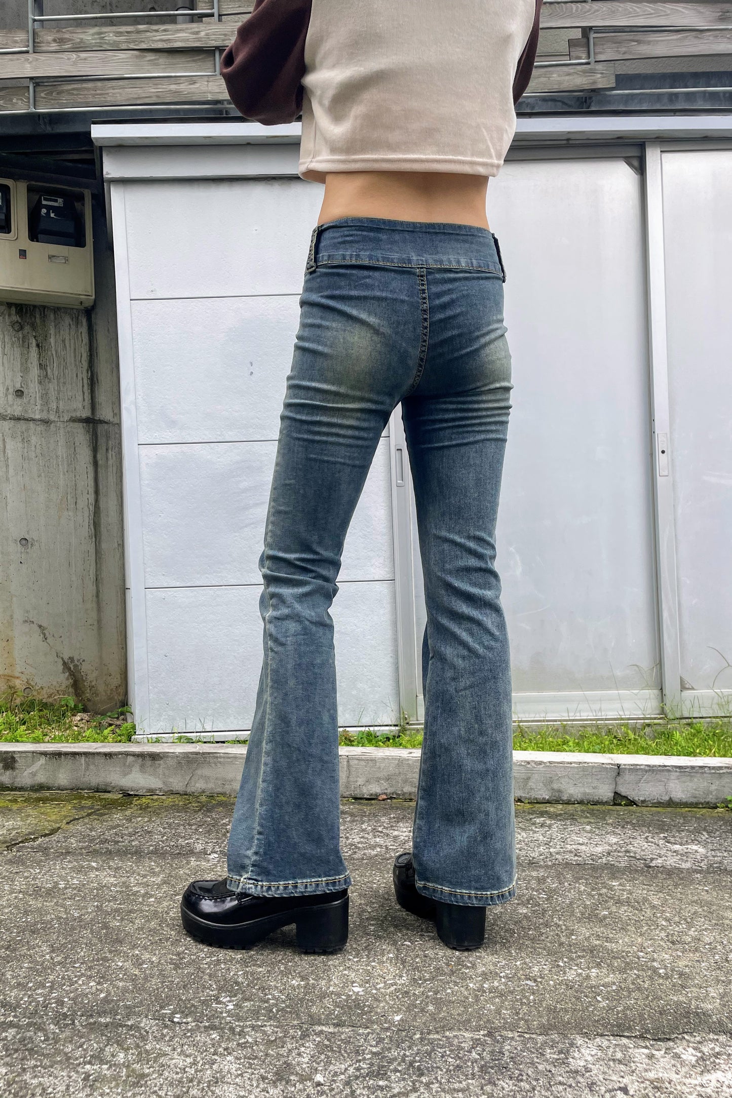 ストレッチフレアパンツ DPA72048