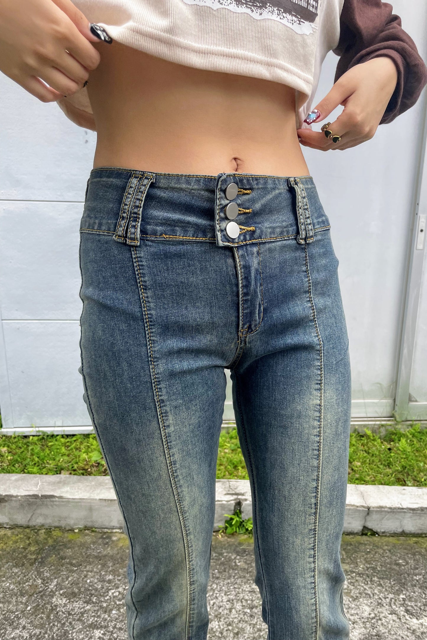 ストレッチフレアパンツ DPA72048