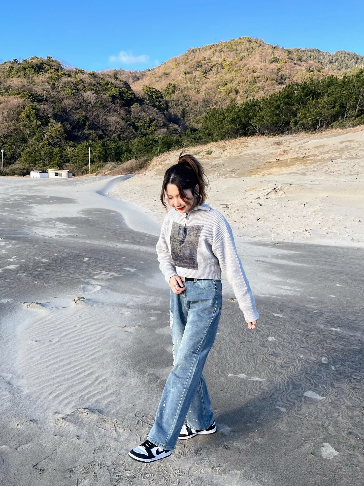 デザインジップニット DPA61157