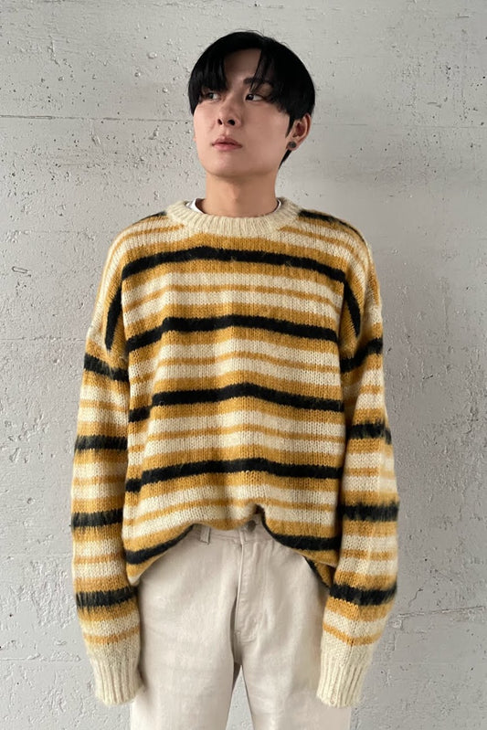 ボーダーモヘアニット SPA02023