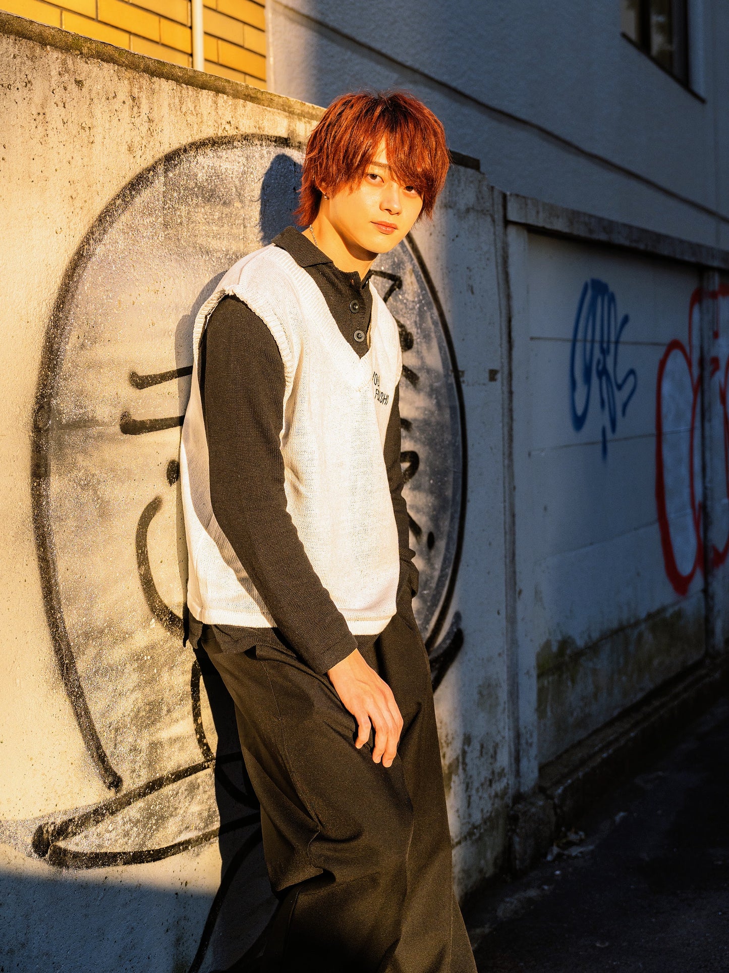 フェイクツーピースニット SPA04006