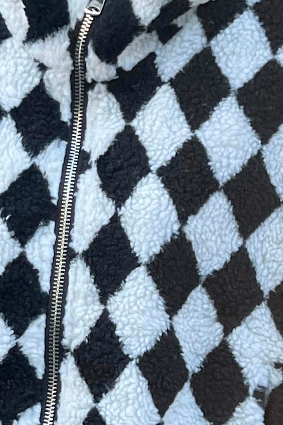 チェッカーフリースジャンパー DPB35013