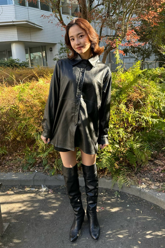 レザーシャツジャケット DPB47040