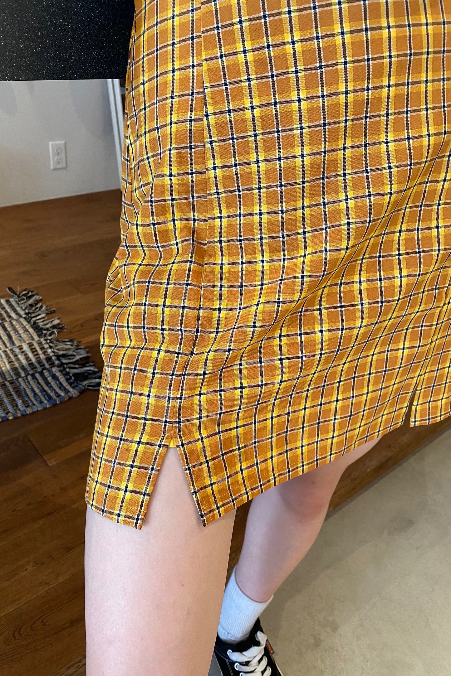 レトロチェックスカート DPA01039