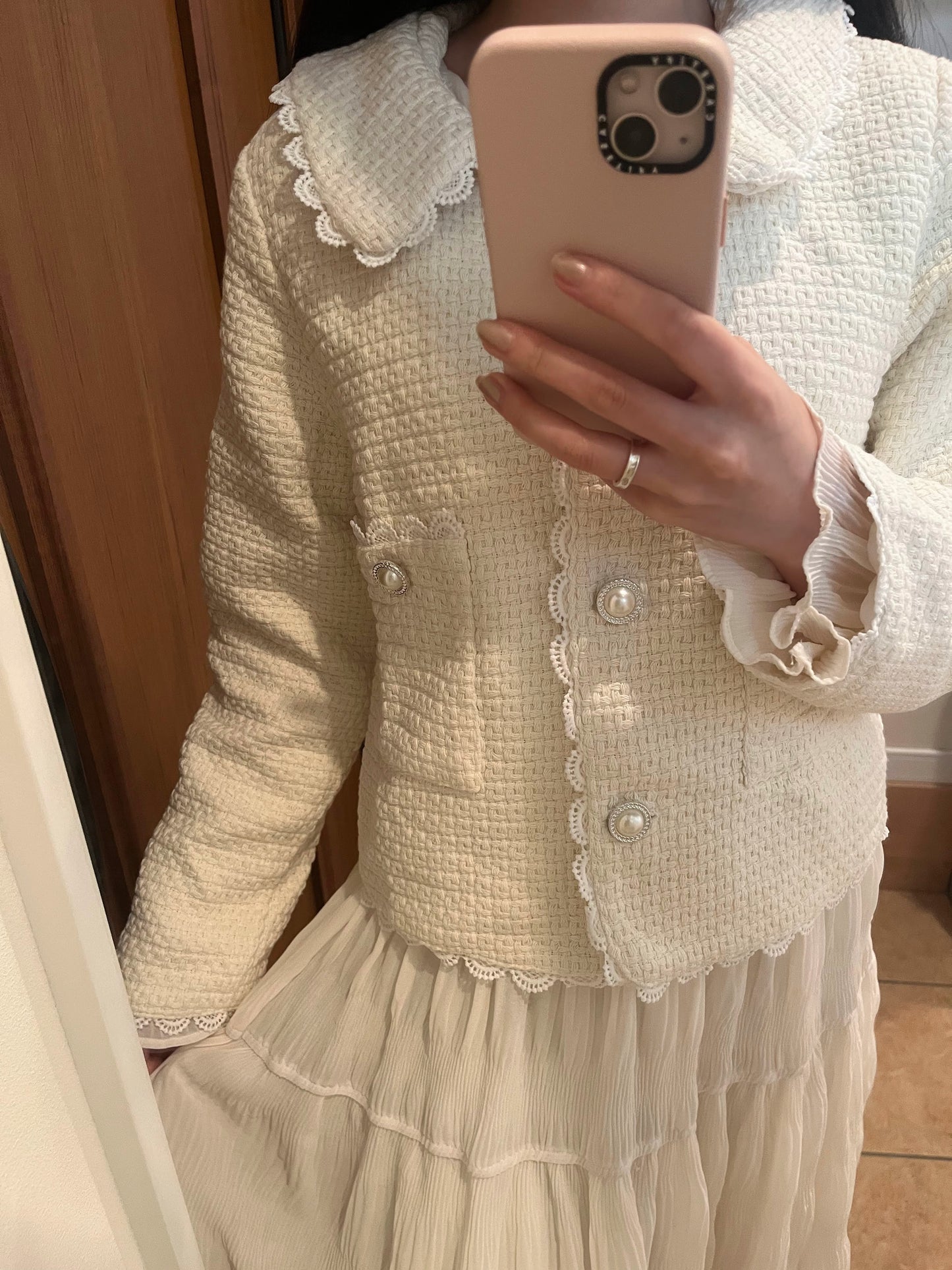 ホワイトレースジャケット CPA03079