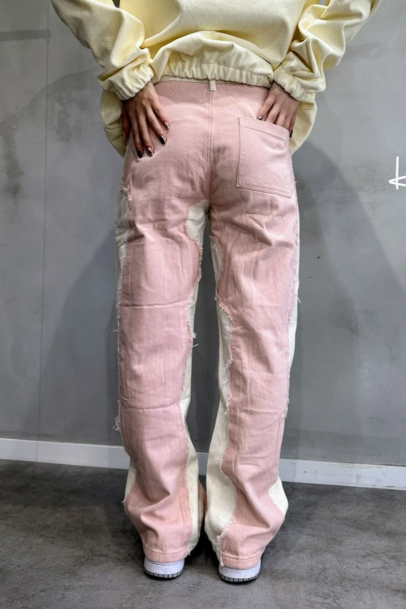 2トーンピンクデザインパンツ DPB51014