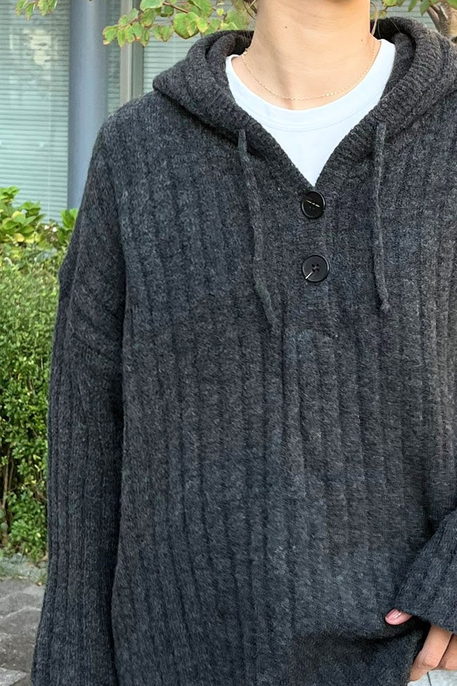 オーバーサイズフードニット CPA04028