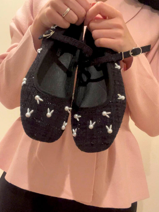 バニーパールパンプス CPA03090