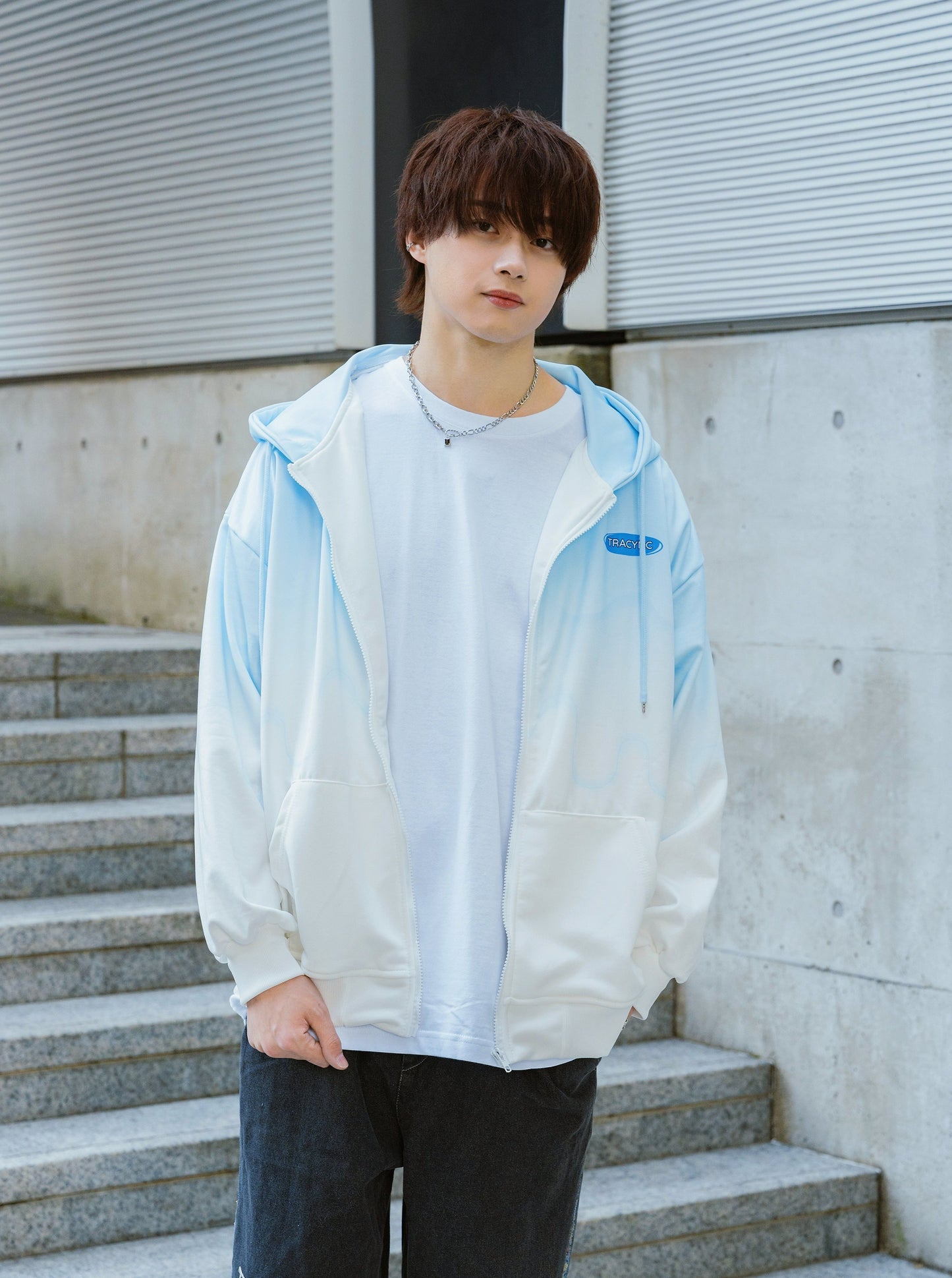 グラデーションビビットパーカー SPA04017