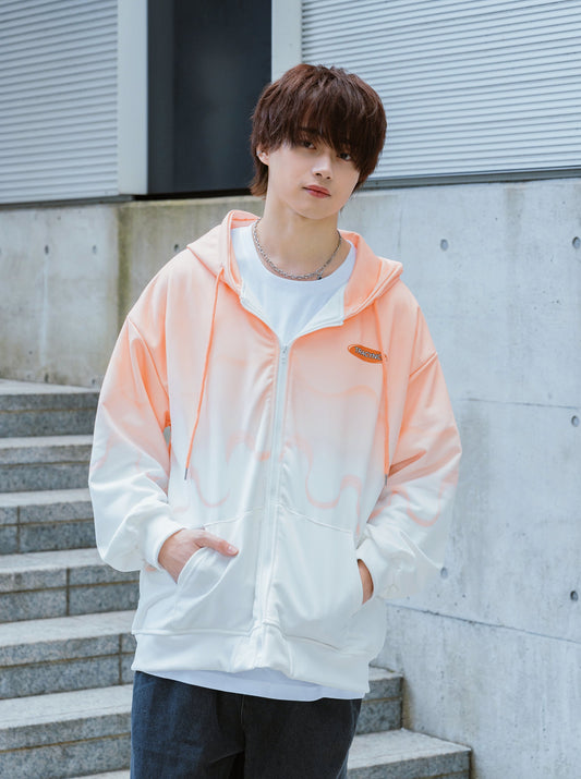 グラデーションビビットパーカー SPA04017