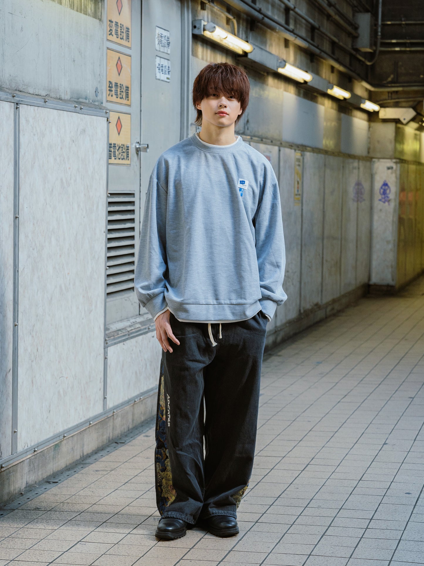 ロゴワッフルトップス SPA04019