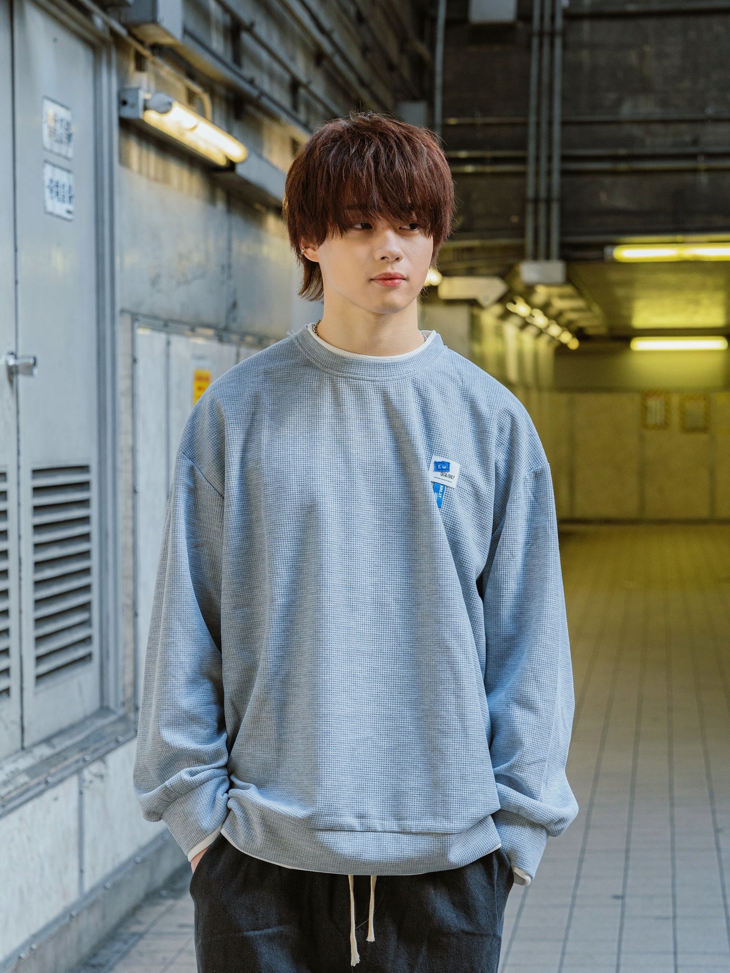 ロゴワッフルトップス SPA04019