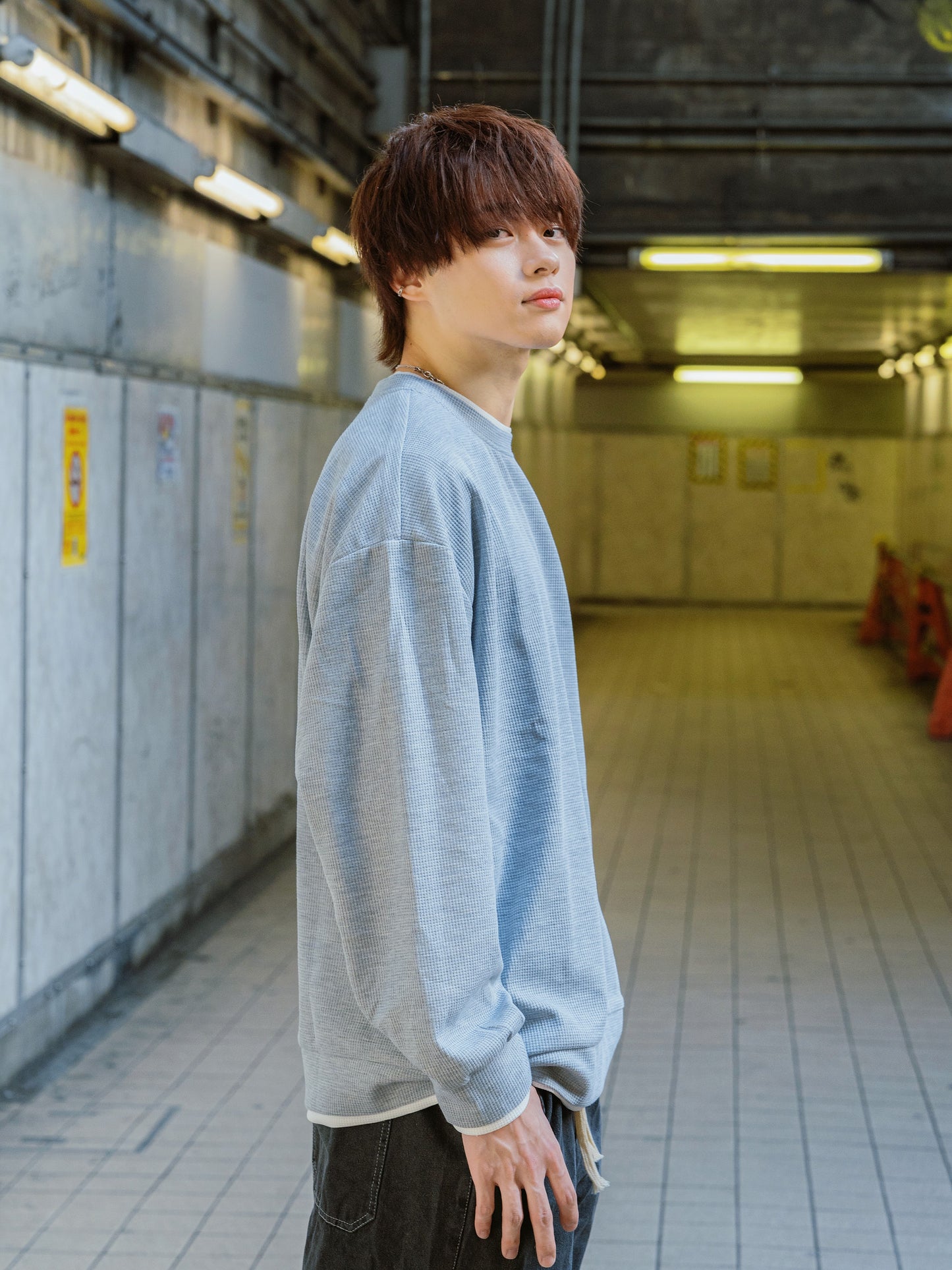 ロゴワッフルトップス SPA04019