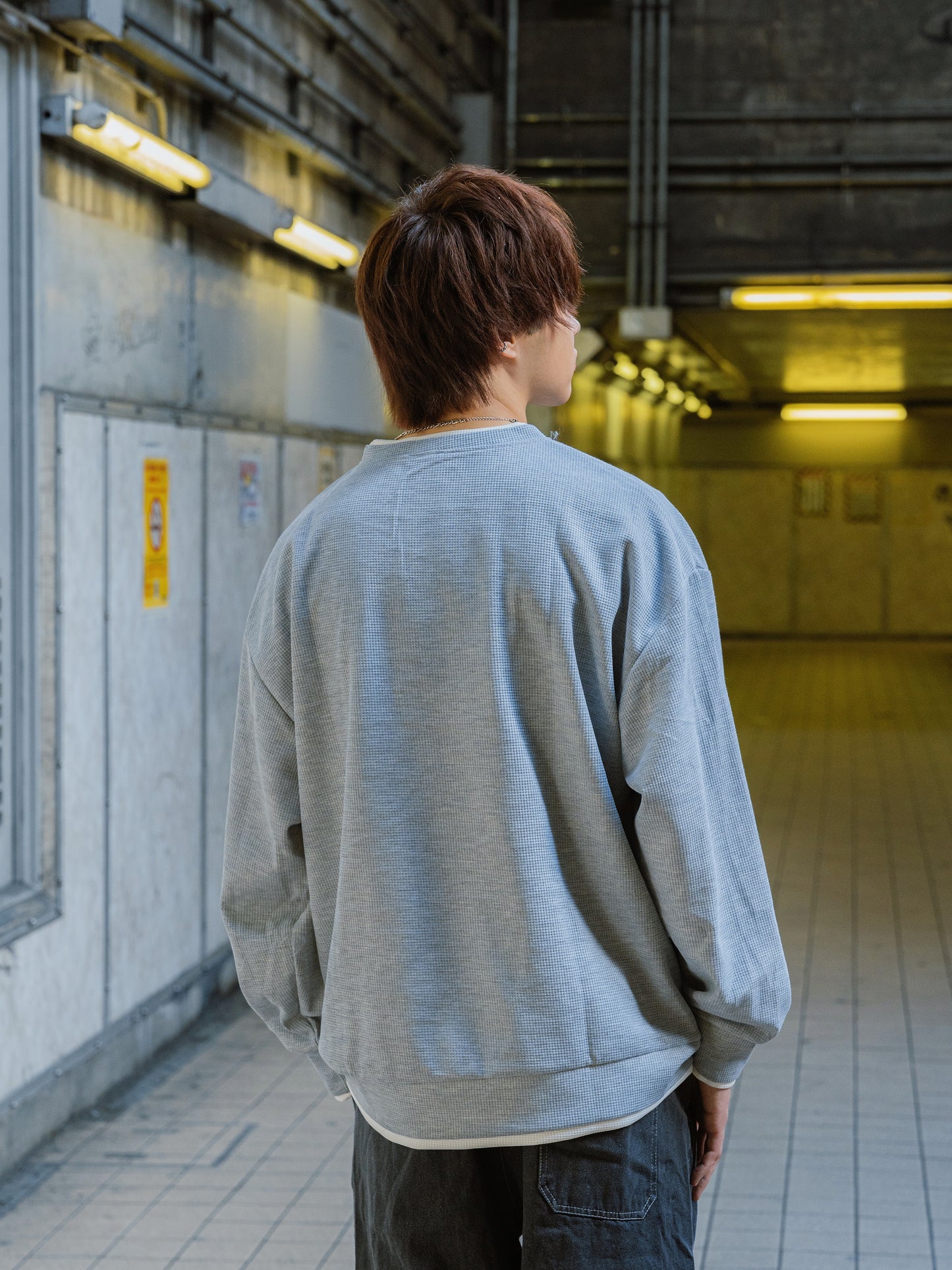 ロゴワッフルトップス SPA04019