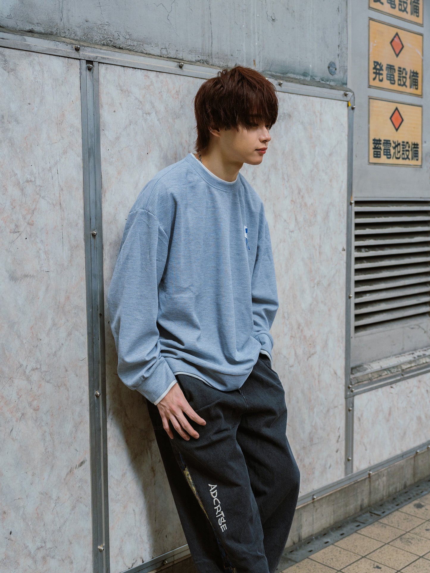 ロゴワッフルトップス SPA04019