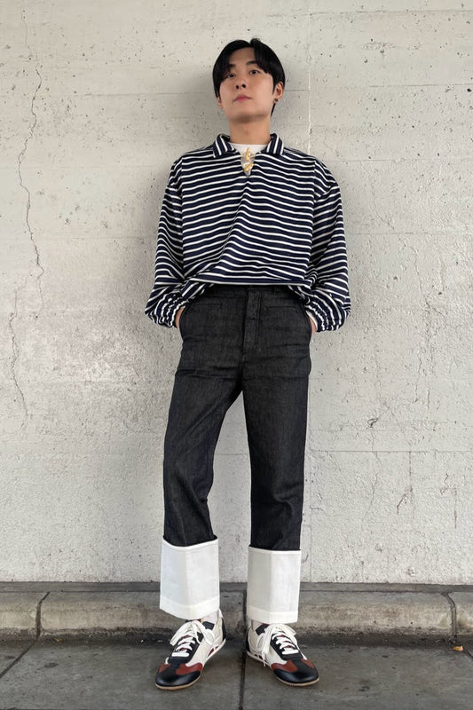 トグルロングスリーブポロ SPA02022