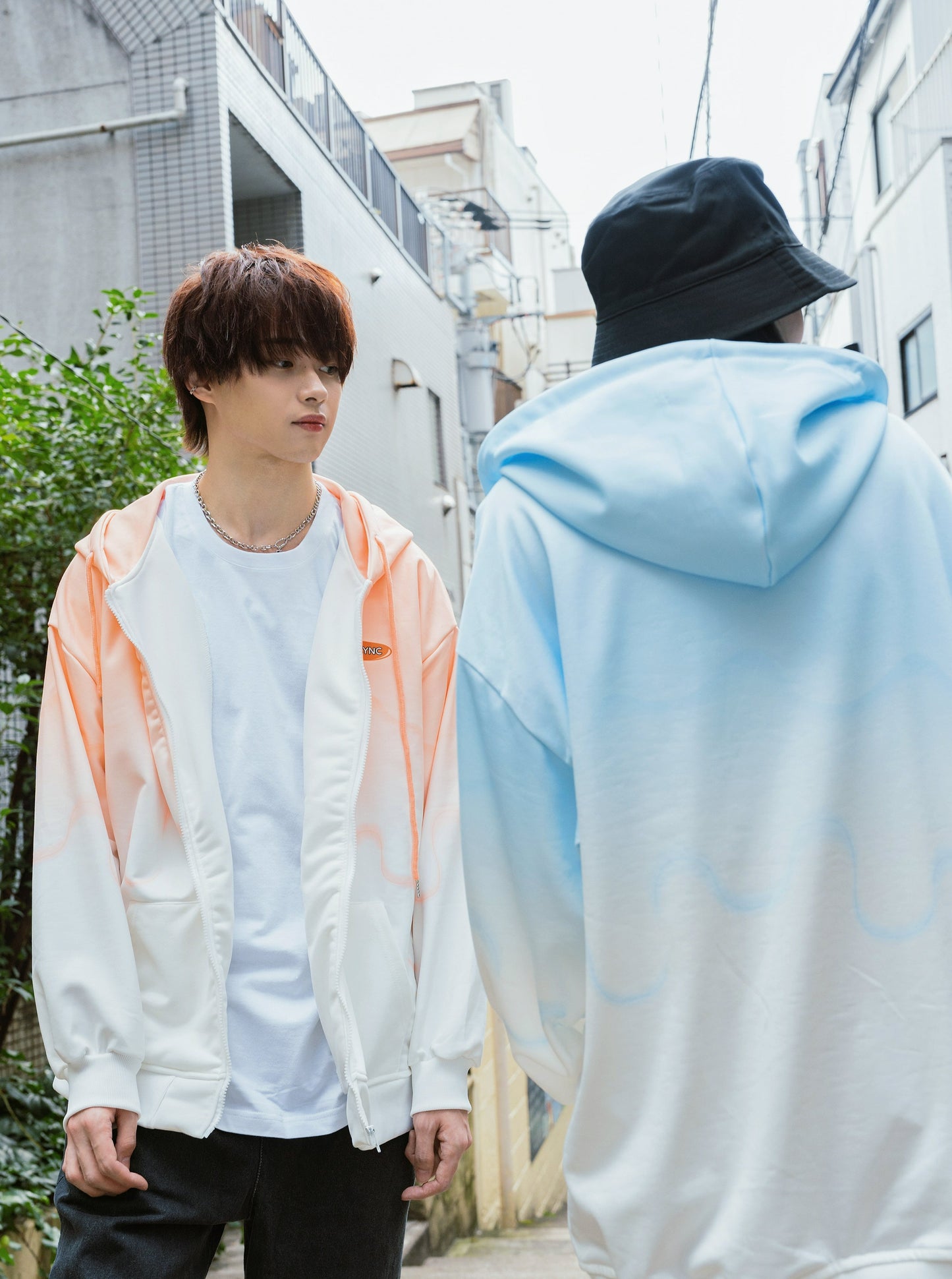 グラデーションビビットパーカー SPA04017