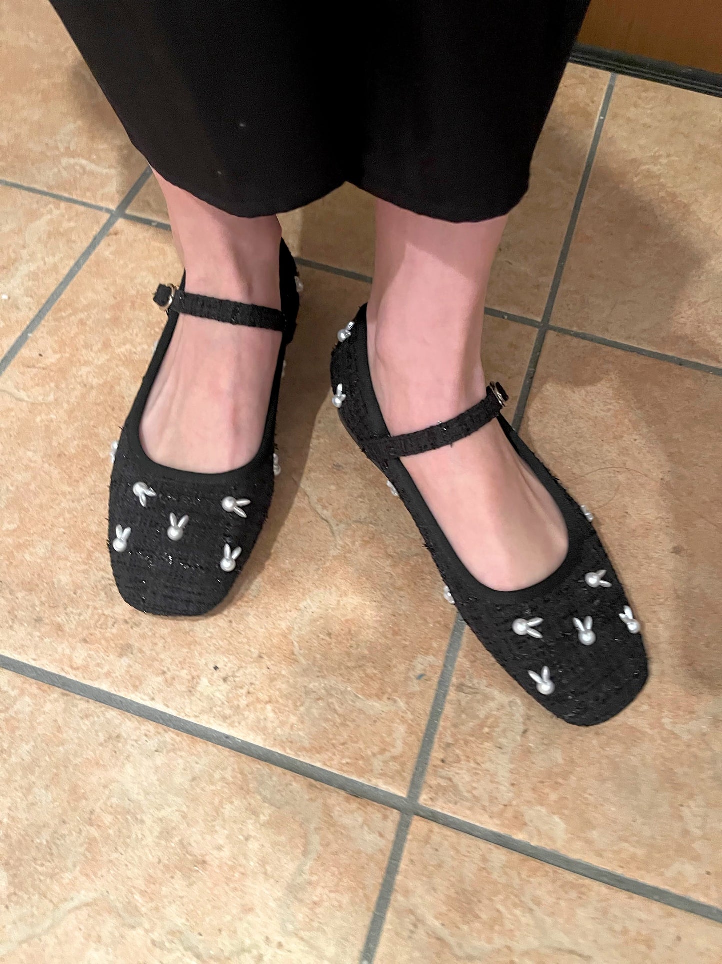 バニーパールパンプス CPA03090