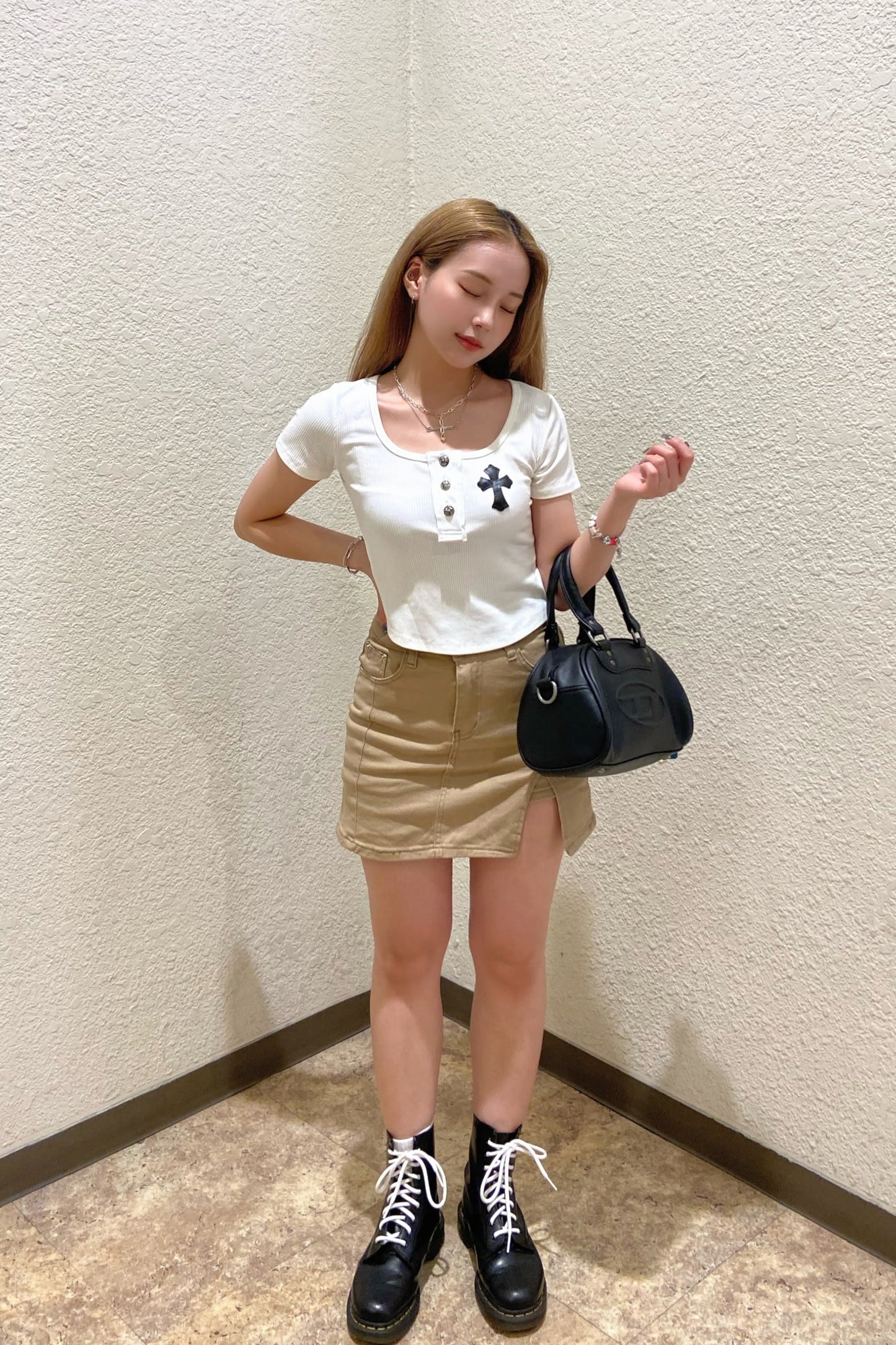 スリットミニスカート DPB08008