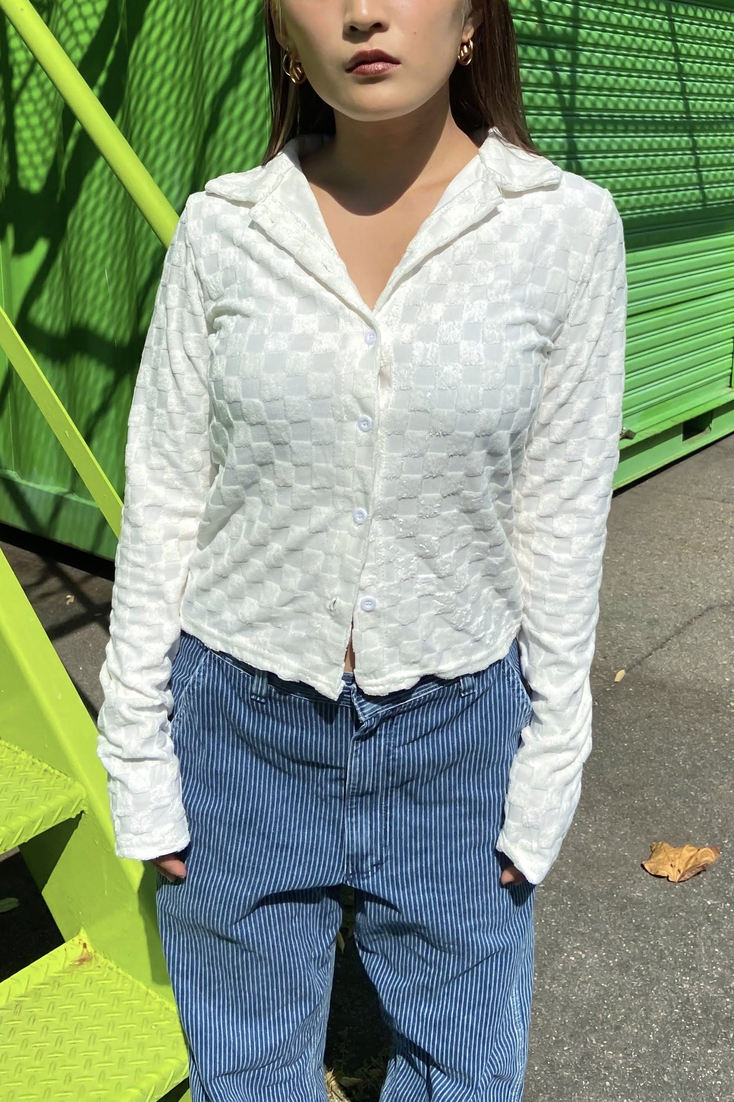 ブロックスタイリッシュシャツ DPA14013