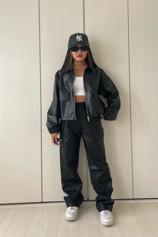 フェイクレザーパンツ DPA81070