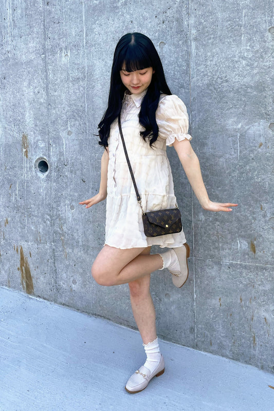 アイボリーシャツワンピース DPA43013