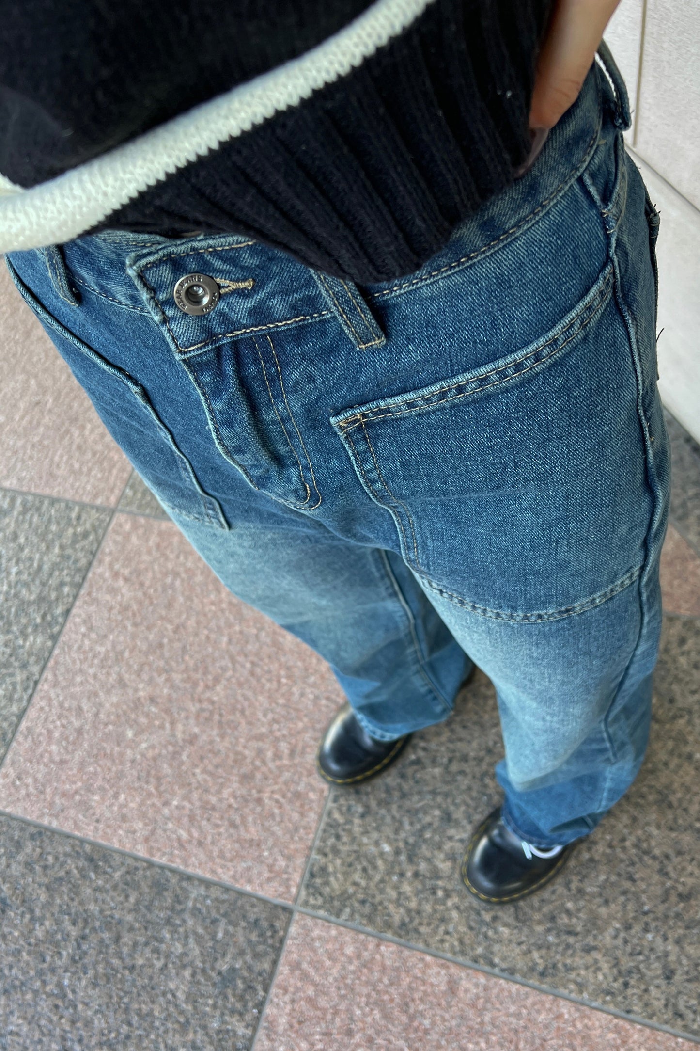ビンテージライクデニムパンツ DPA14055