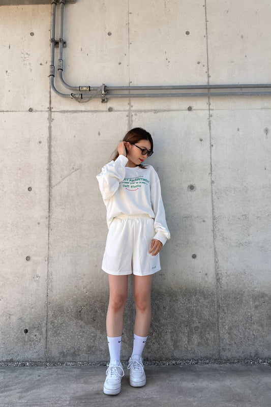 ホワイトロゴスウェット DPA30037