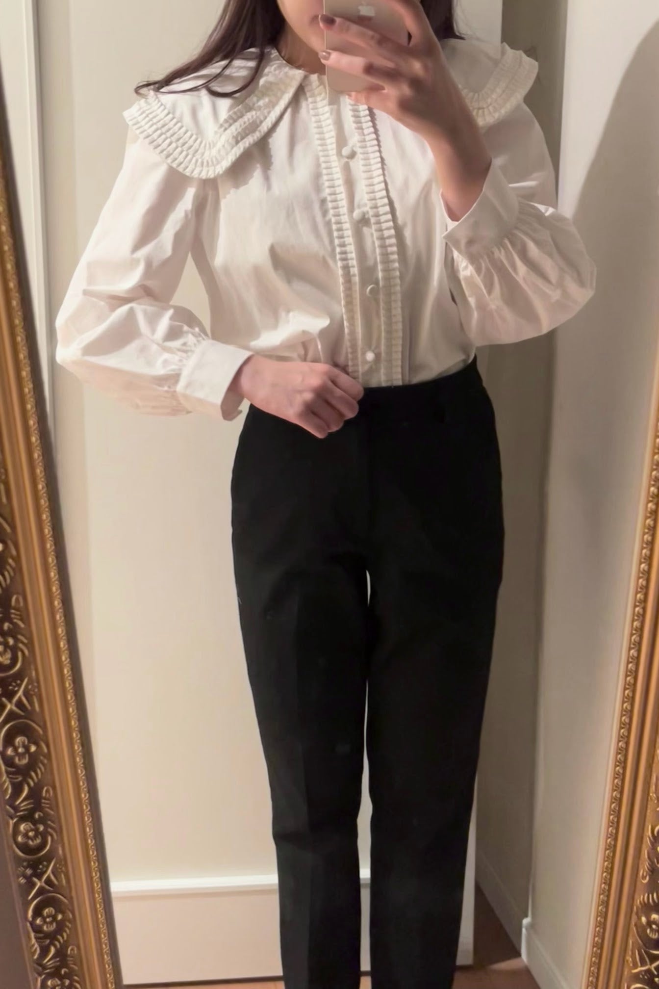 フリルカラーブラウス CPA03005