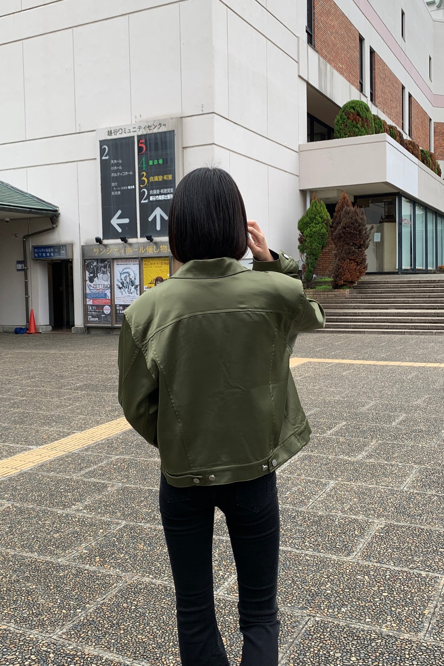 カーキショートジャケット DPA76050