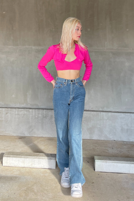 クロップカーディガンセットアップ DPA17095