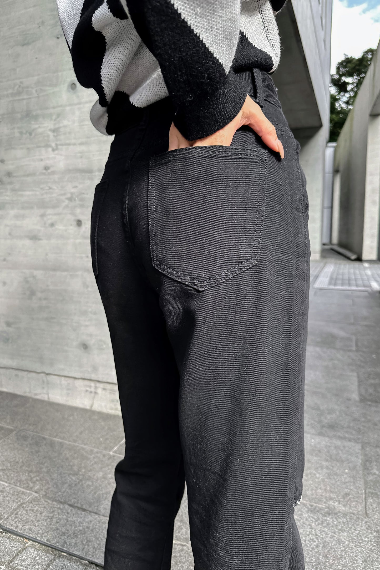 ローライズジップデニムパンツ DPB44007