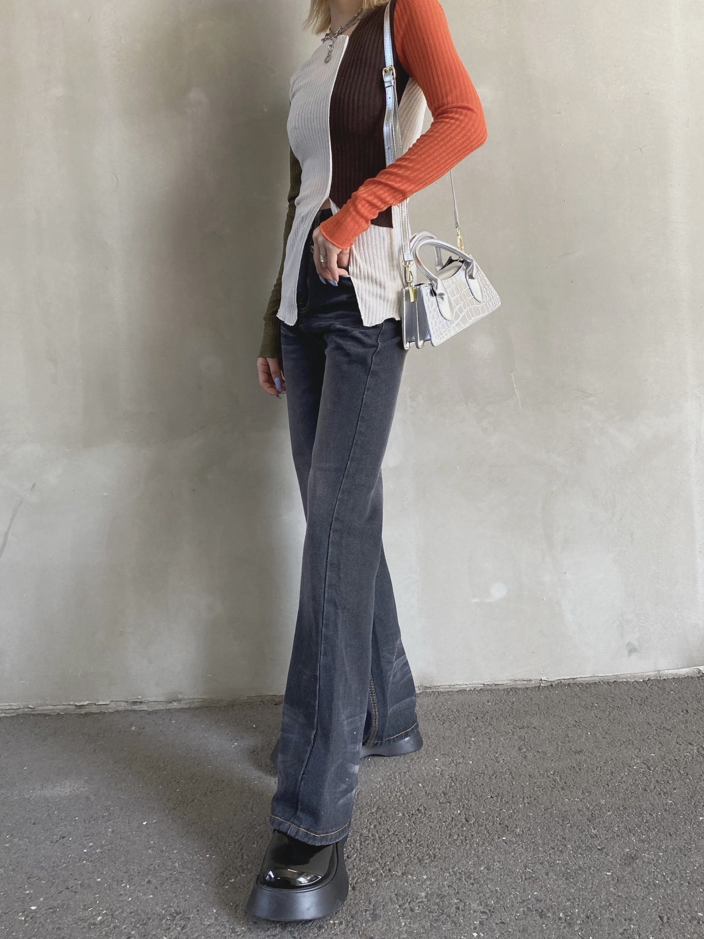 ビンテージライクウォッシュデニムパンツ DPB26110