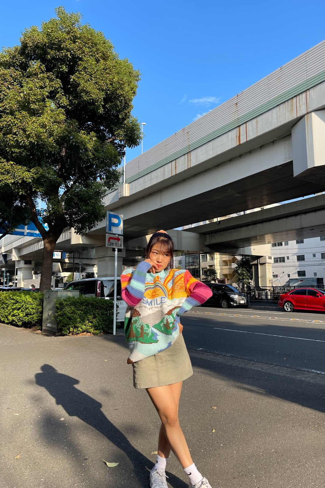 スマイルイラストセーター DPA13017