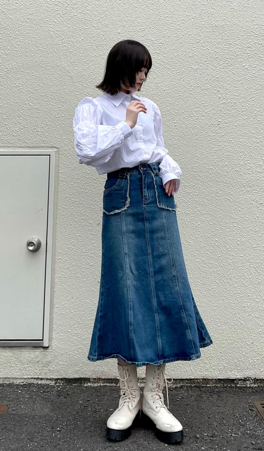 デニムロングスカート DPA62034