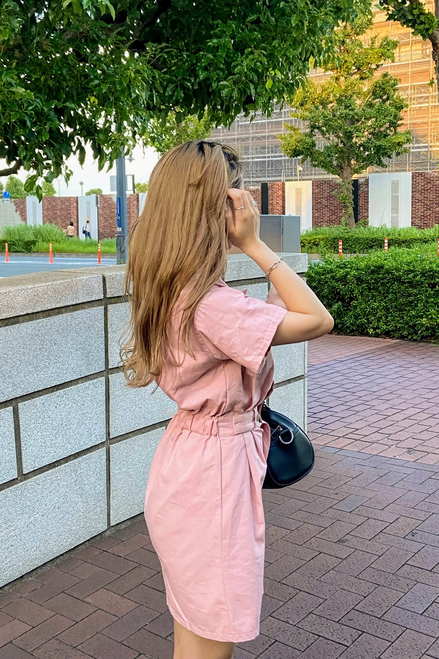 ピンクワンピース DPB08013