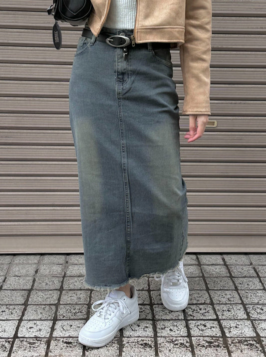 ロングタイトデニムスカート DPB43097