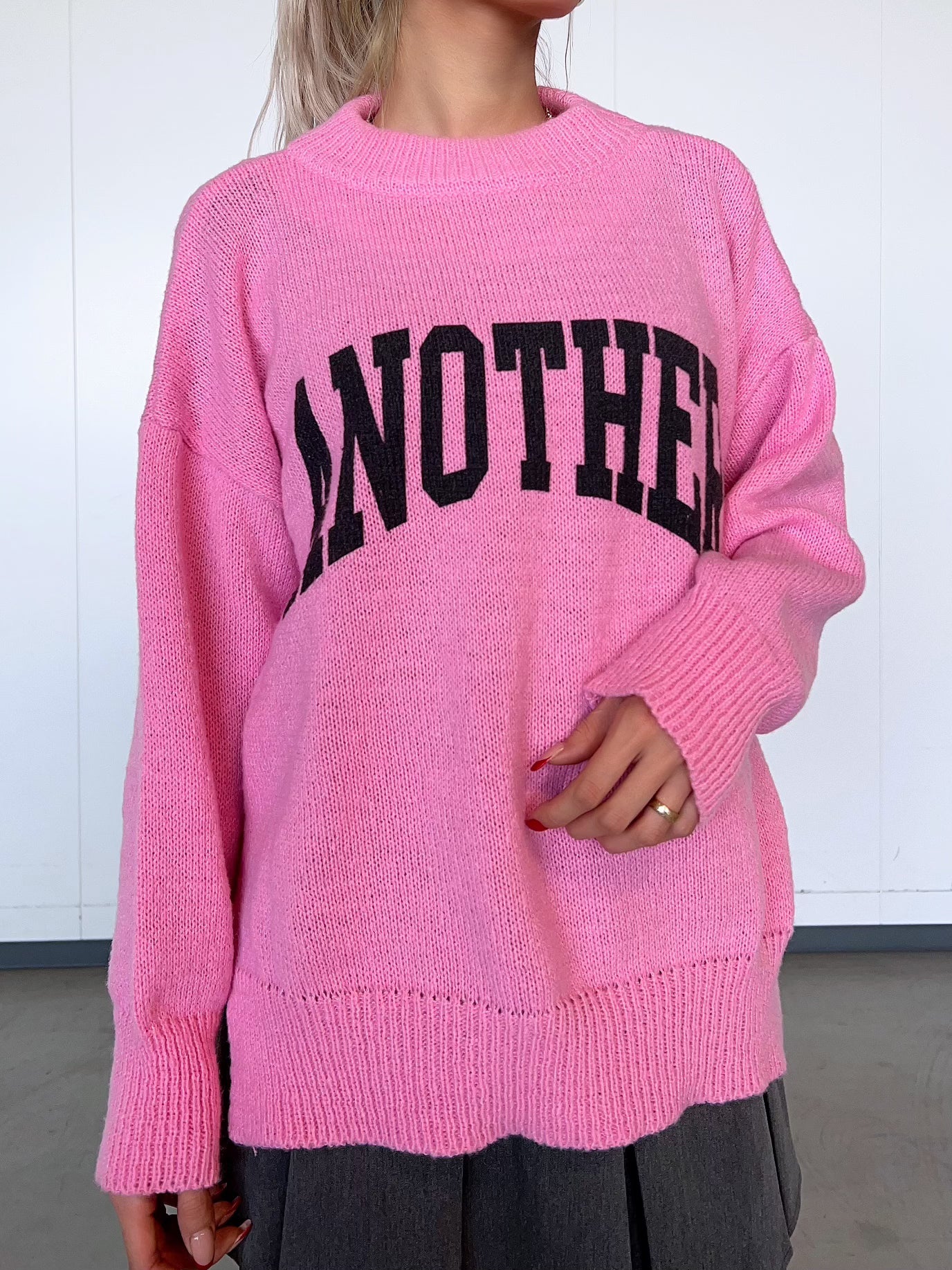 ANOTHERピンクニット DPB10049
