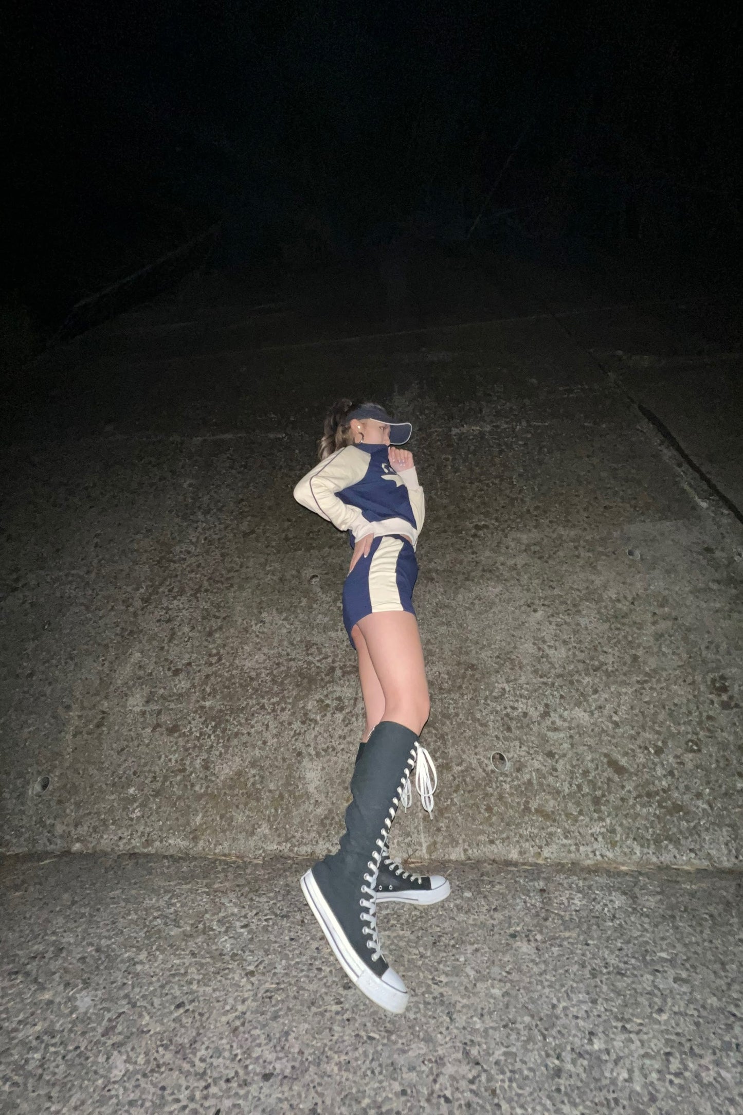 ツートーンミニスカート DPA44009