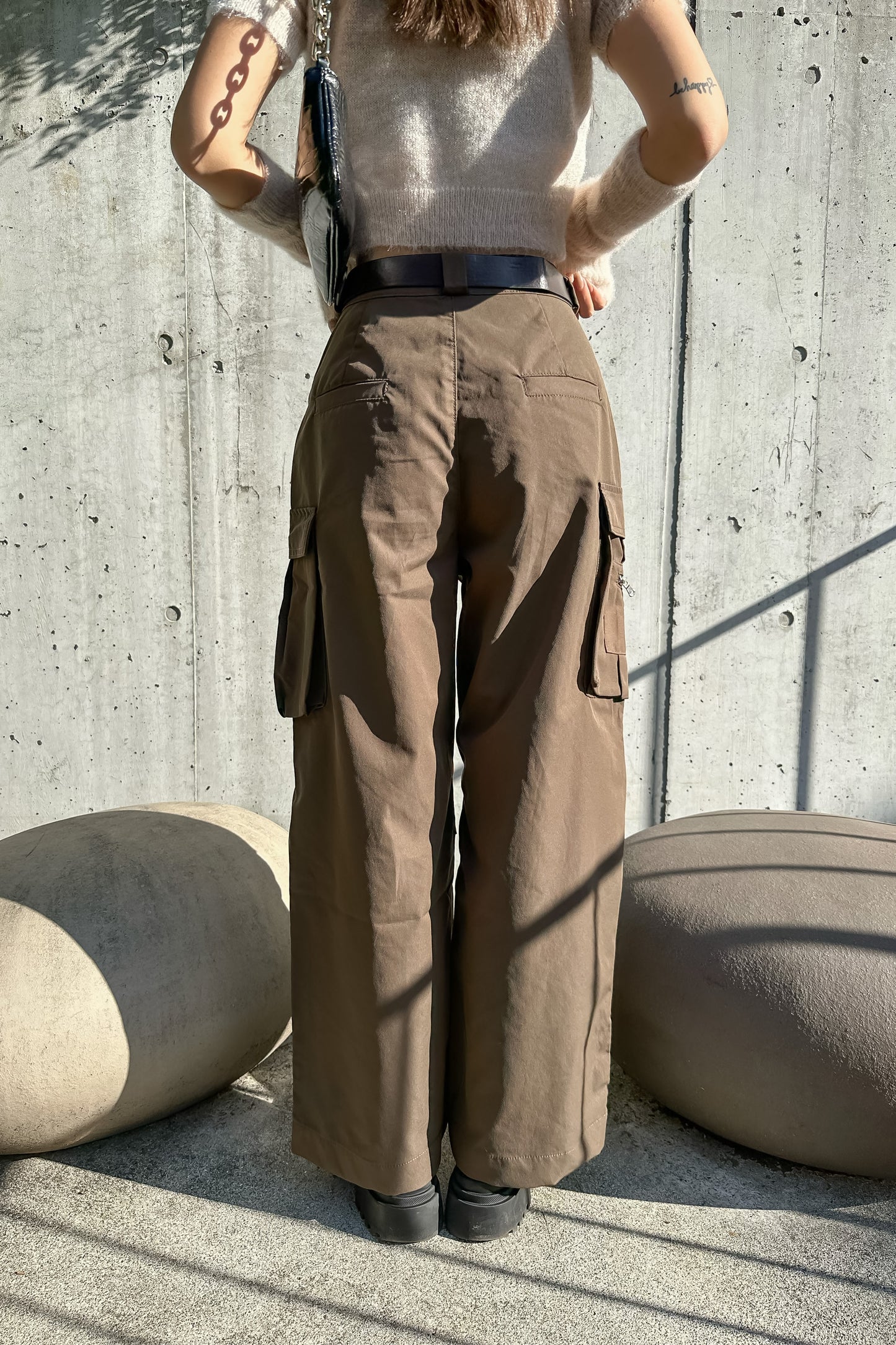 ベルト付きワークパンツ DPB44001