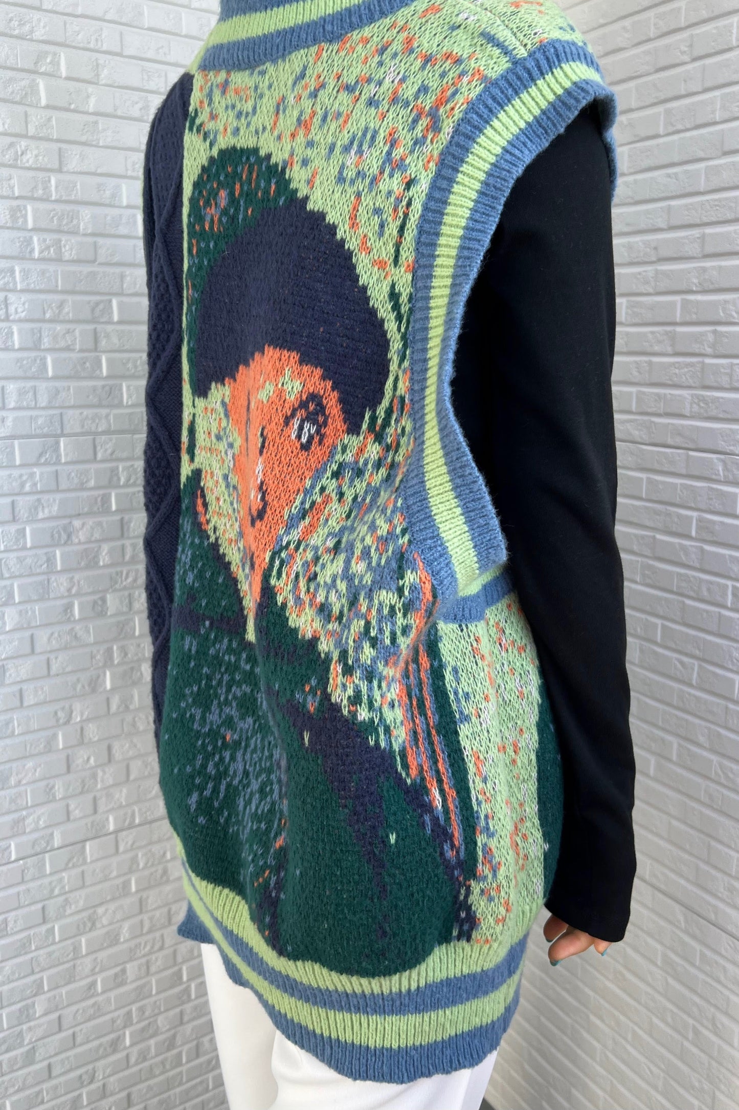 アートニットベスト DPA03178